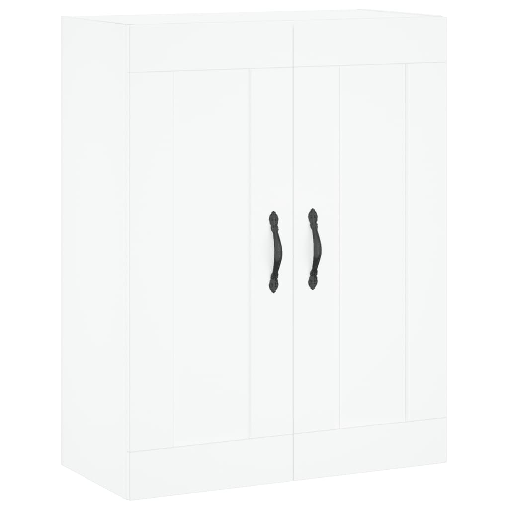 højskab 69,5x34x180 cm konstrueret træ hvid