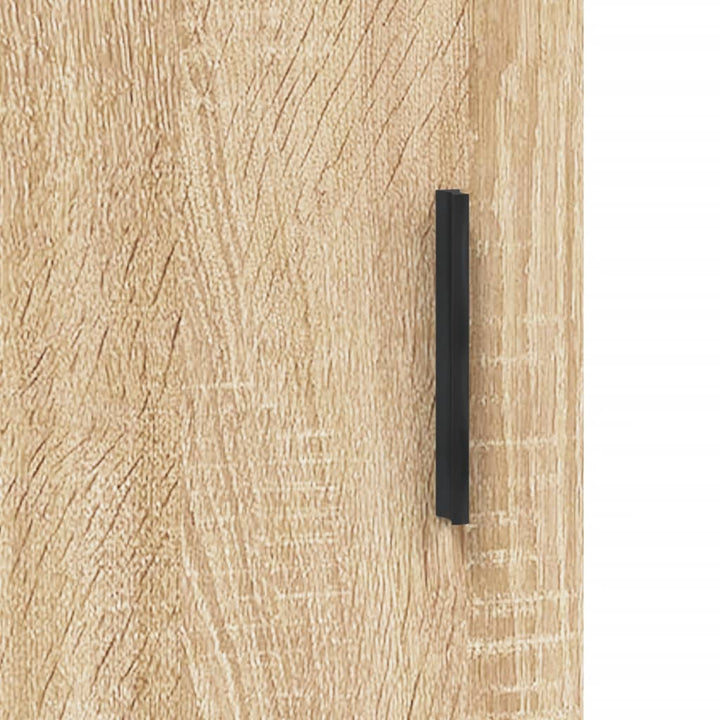 højskab 69,5x34x180 cm konstrueret træ sonoma-eg