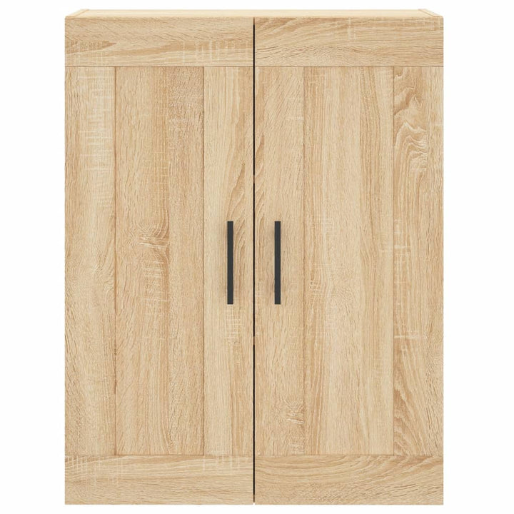 højskab 69,5x34x180 cm konstrueret træ sonoma-eg