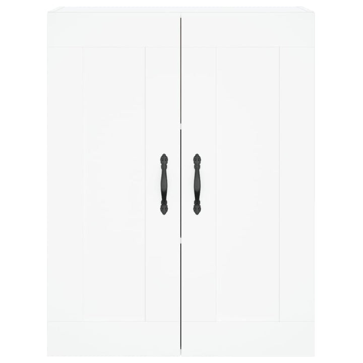 højskab 69,5x34x180 cm konstrueret træ hvid