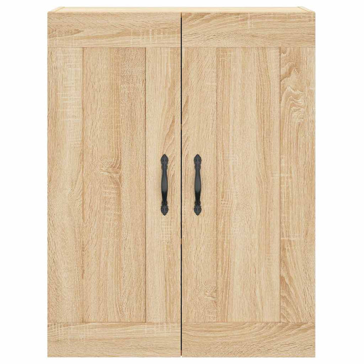 højskab 69,5x34x180 cm konstrueret træ sonoma-eg