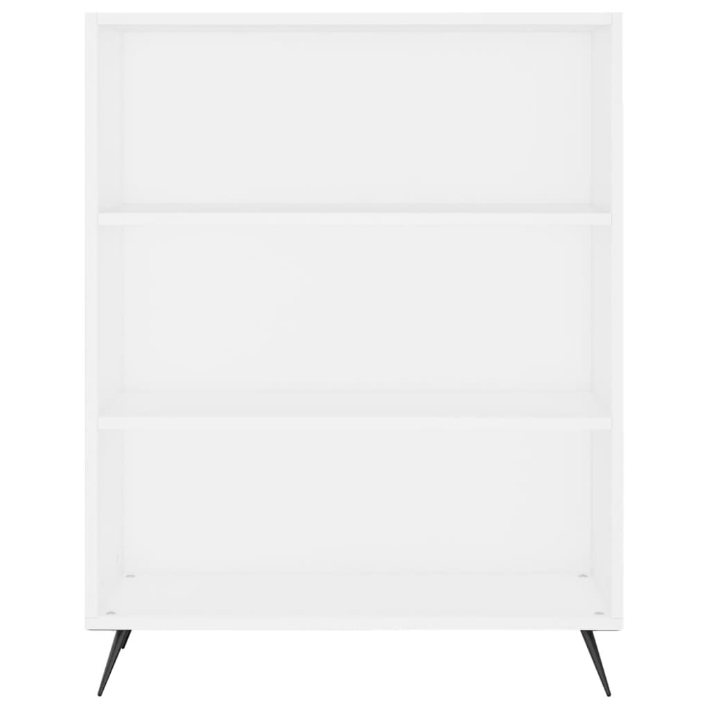 højskab 69,5x34x180 cm konstrueret træ hvid