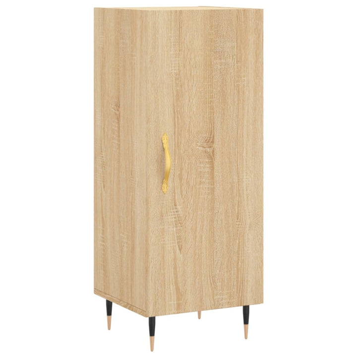 skab 34,5x34x180 cm konstrueret træ sonoma-eg