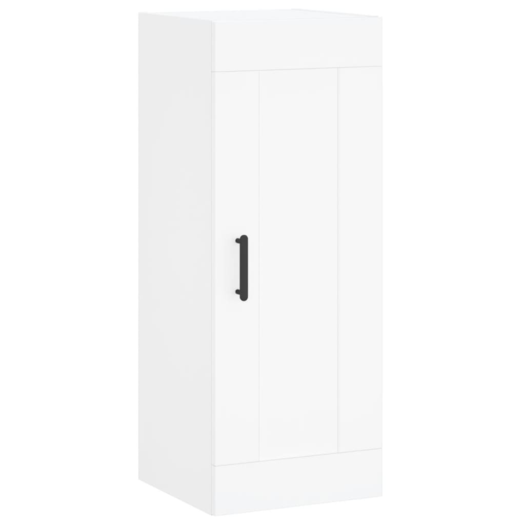 skab 34,5x34x180 cm konstrueret træ hvid