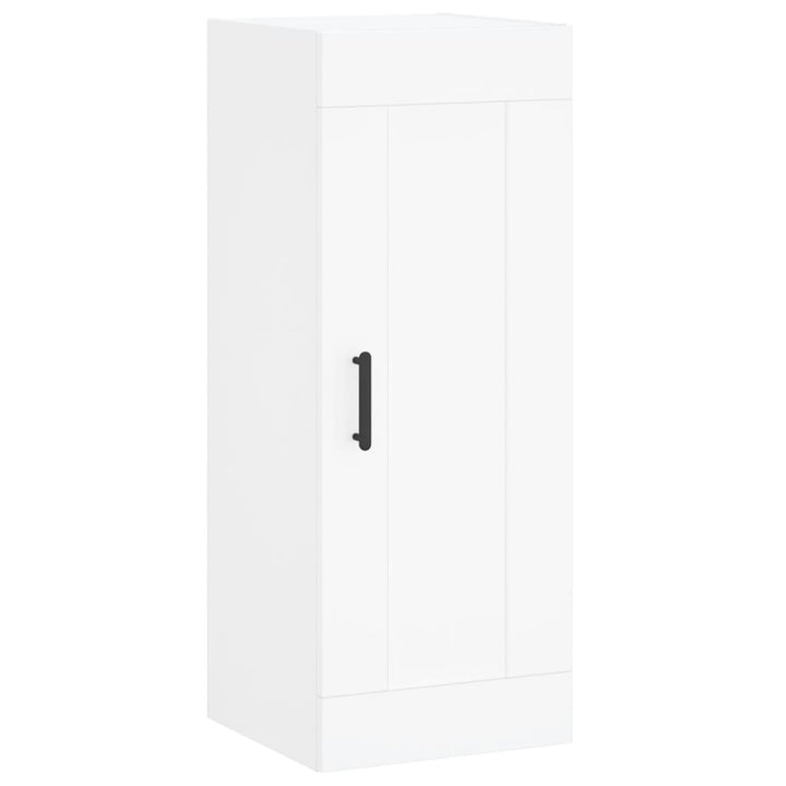 skab 34,5x34x180 cm konstrueret træ hvid