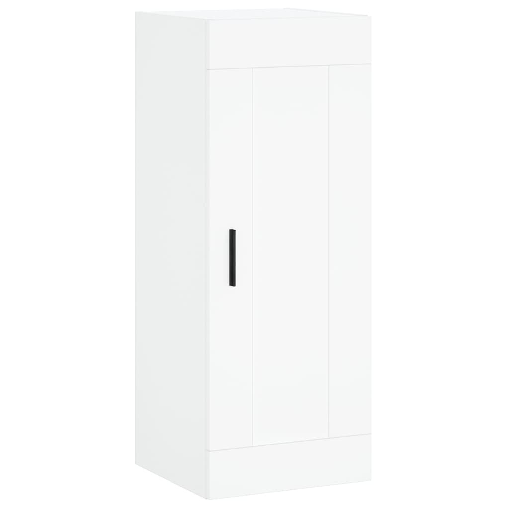 skab 34,5x34x180 cm konstrueret træ hvid