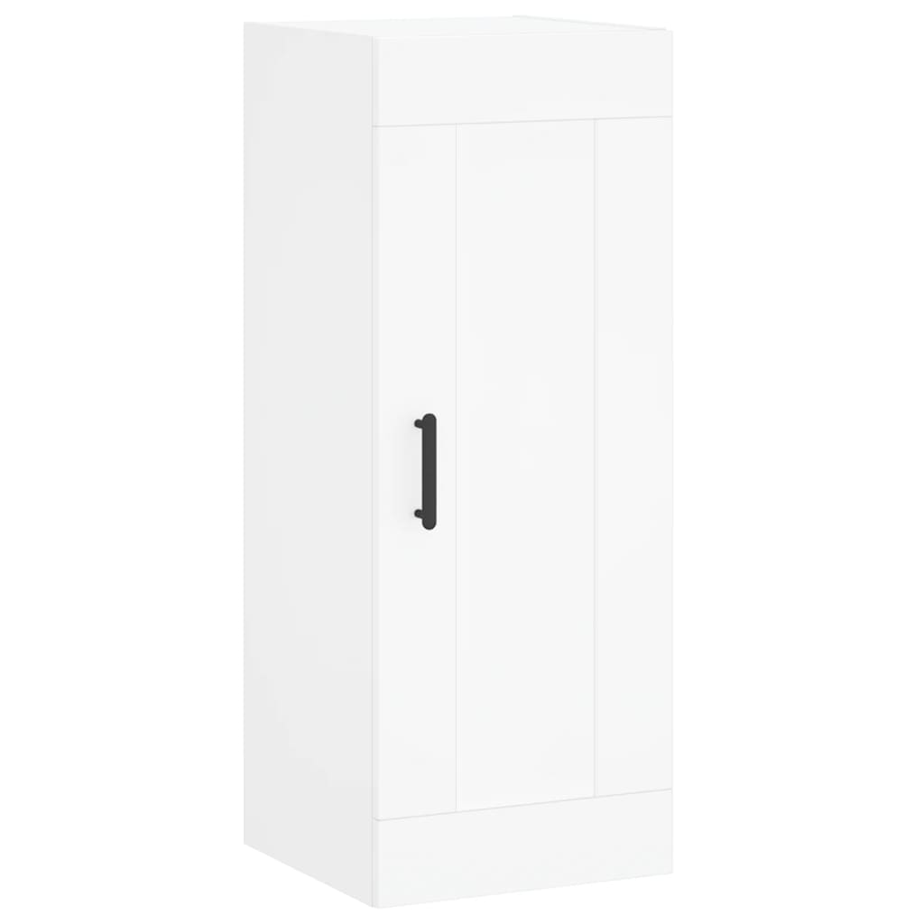 skab 34,5x34x180 cm konstrueret træ hvid