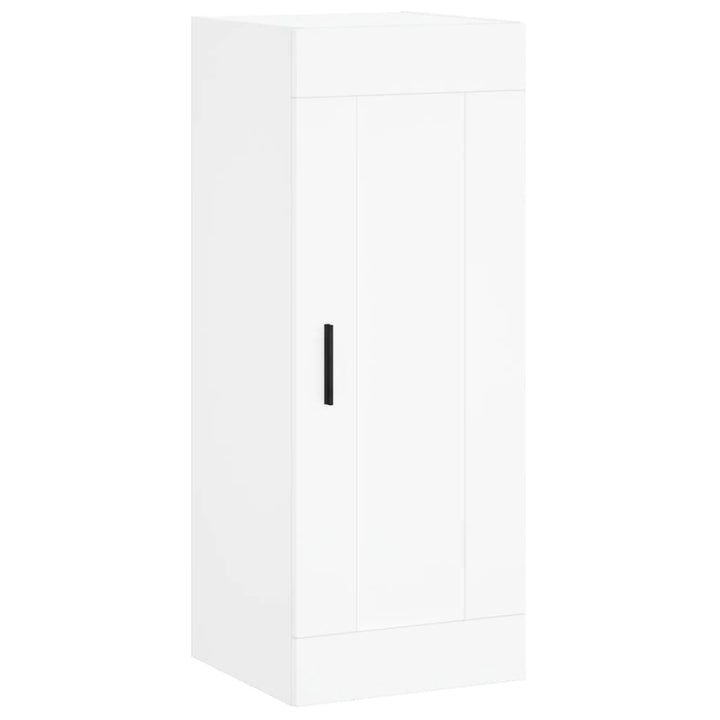 skab 34,5x34x180 cm konstrueret træ hvid