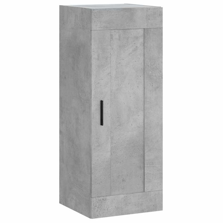 skab 34,5x34x180 cm konstrueret træ betongrå