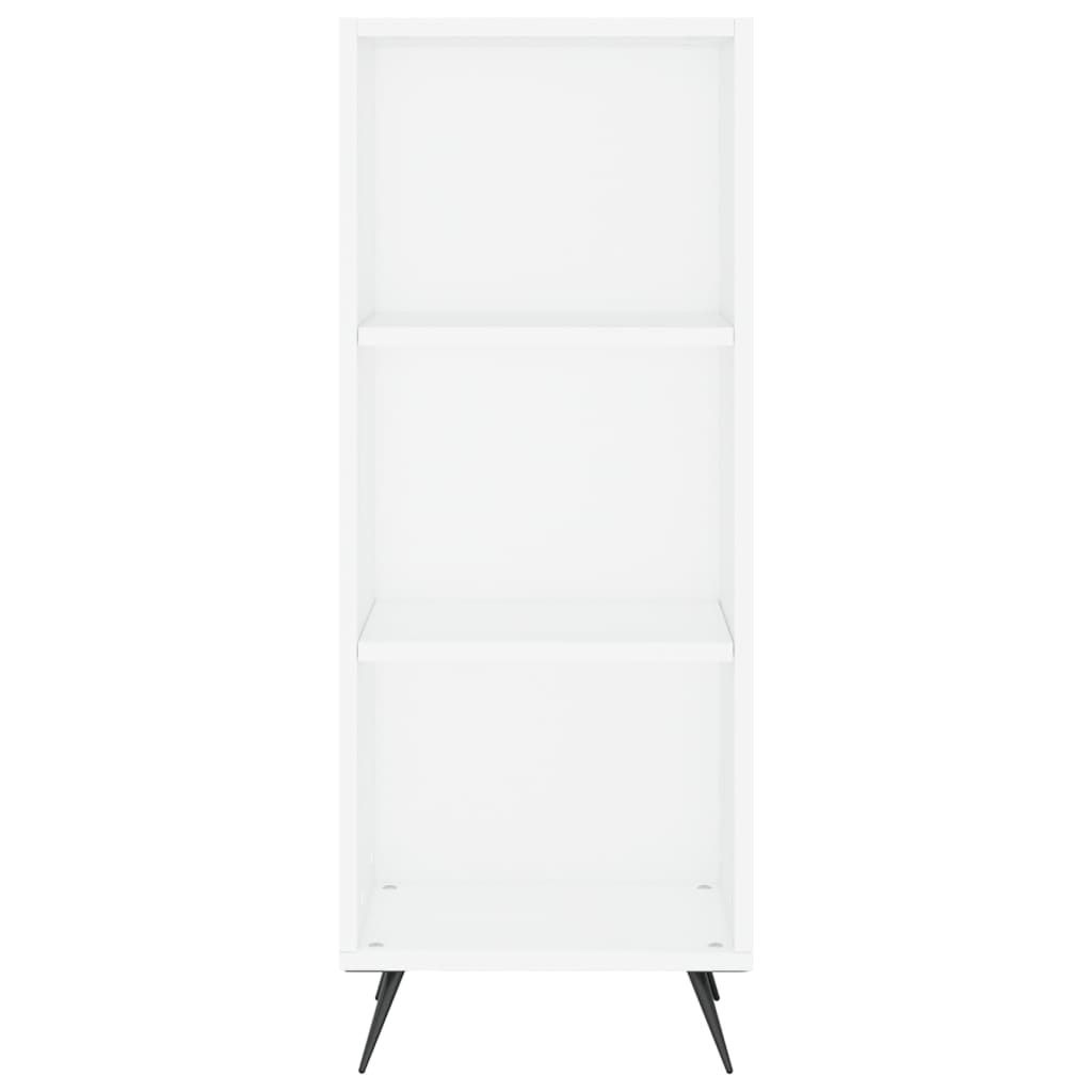 skab 34,5x34x180 cm konstrueret træ hvid