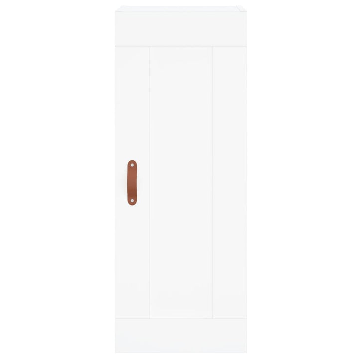 skab 34,5x34x180 cm konstrueret træ hvid