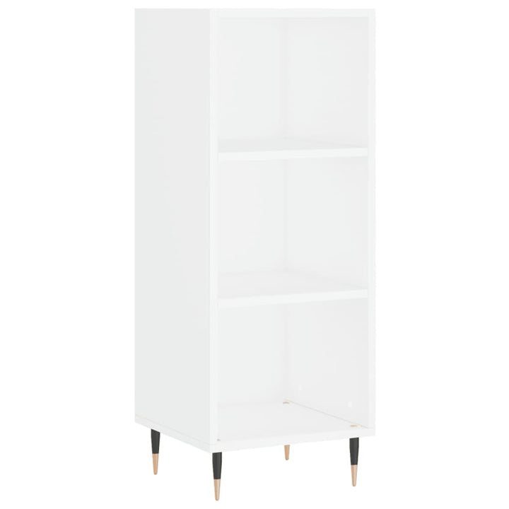 skab 34,5x34x180 cm konstrueret træ hvid