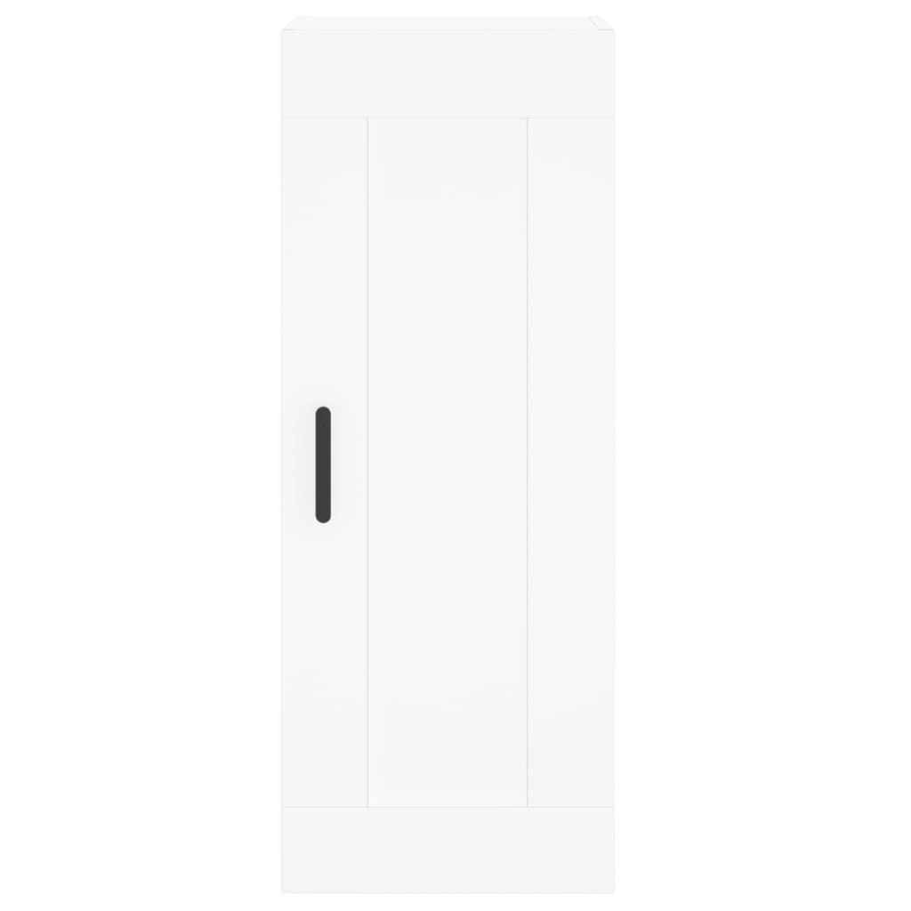 skab 34,5x34x180 cm konstrueret træ hvid