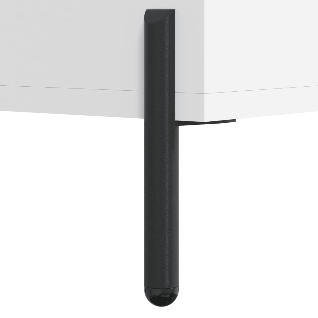 skab 34,5x34x180 cm konstrueret træ hvid