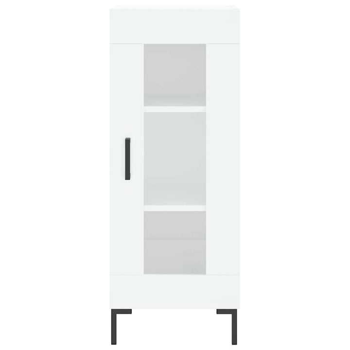 skab 34,5x34x180 cm konstrueret træ hvid
