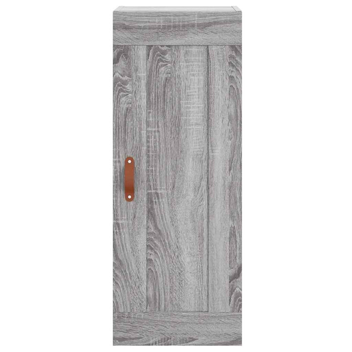 højskab 34,5x34x180 cm konstrueret træ grå sonoma-eg