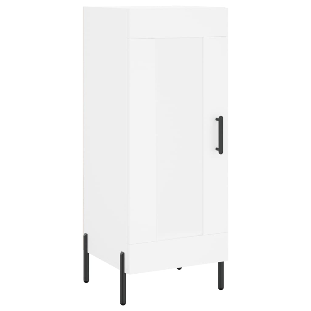 skab 34,5x34x180 cm konstrueret træ hvid