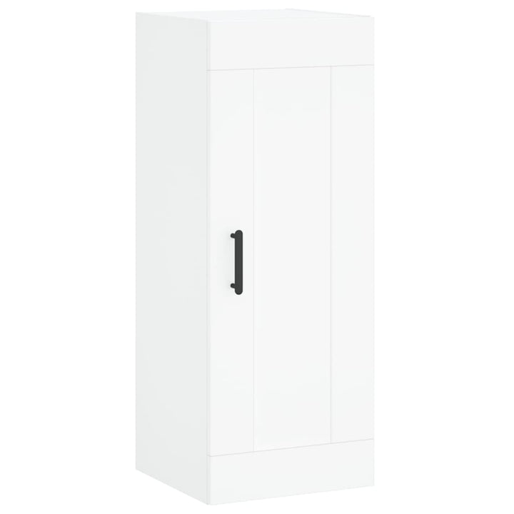 skab 34,5x34x180 cm konstrueret træ hvid