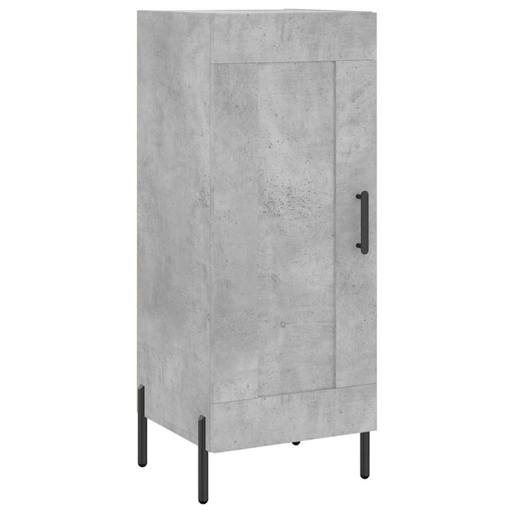skab 34,5x34x180 cm konstrueret træ betongrå