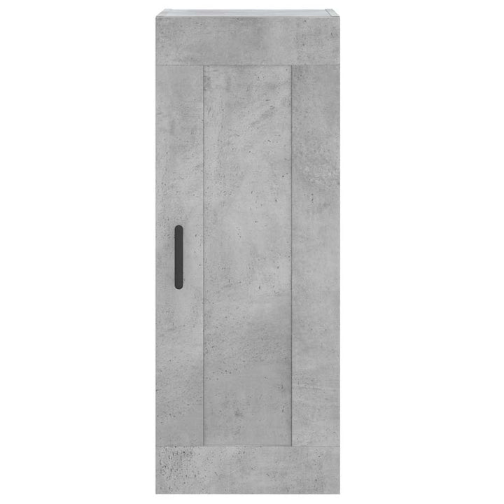 skab 34,5x34x180 cm konstrueret træ betongrå