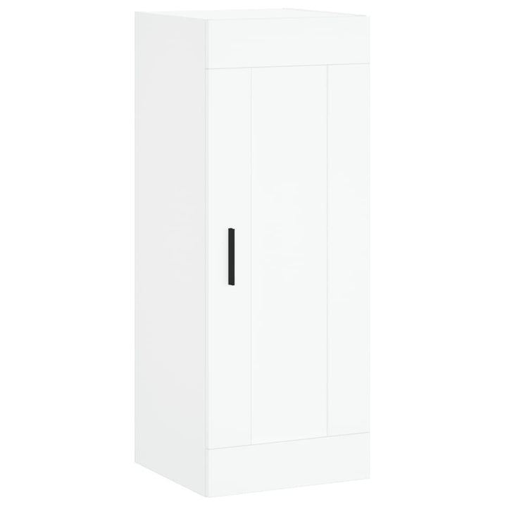 skab 34,5x34x180 cm konstrueret træ hvid