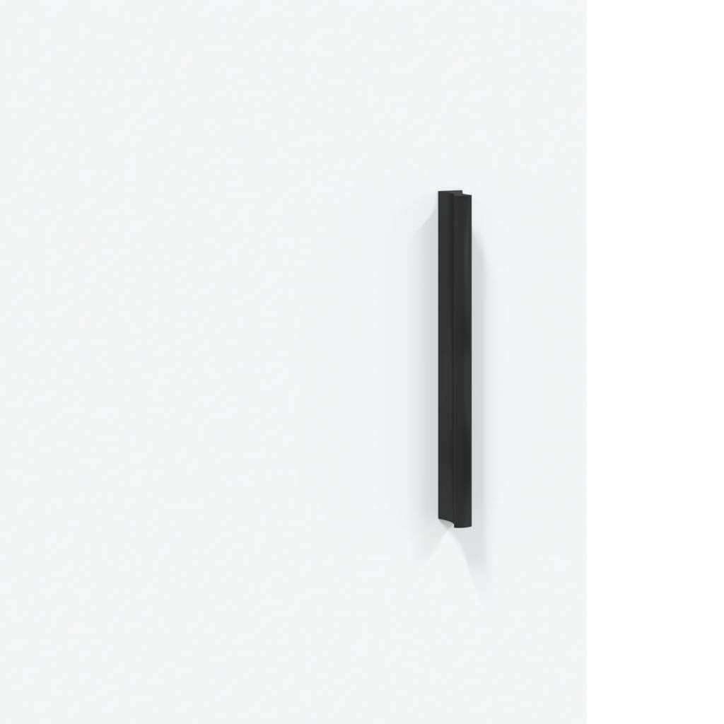 skab 34,5x34x180 cm konstrueret træ hvid