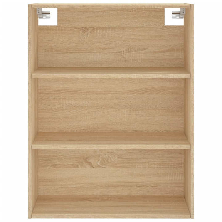 højskab 69,5x34x180 cm konstrueret træ sonoma-eg