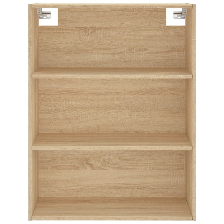 højskab 69,5x34x180 cm konstrueret træ sonoma-eg
