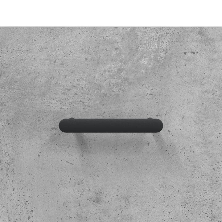 højskab 69,5x34x180 cm konstrueret træ betongrå