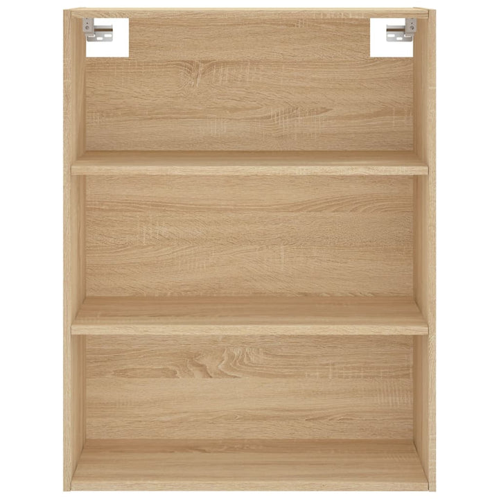 højskab 69,5x34x180 cm konstrueret træ sonoma-eg