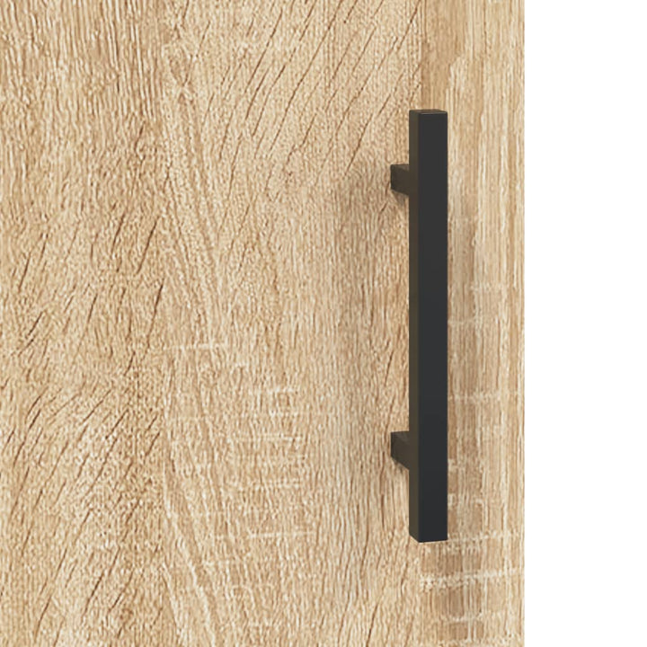 højskab 69,5x34x180 cm konstrueret træ sonoma-eg
