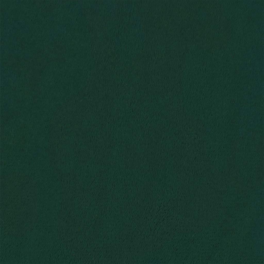 kontinentalseng med madras 200x200 cm fløjl mørkegrøn