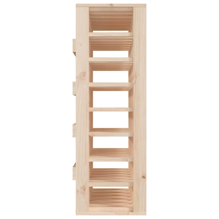 vinreol 70x33x94 cm massivt fyrretræ