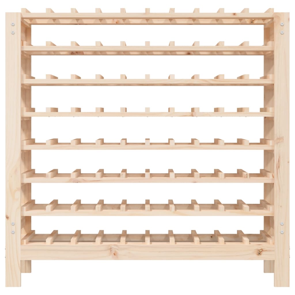 vinreol 109,5x30x107,5 cm massivt fyrretræ