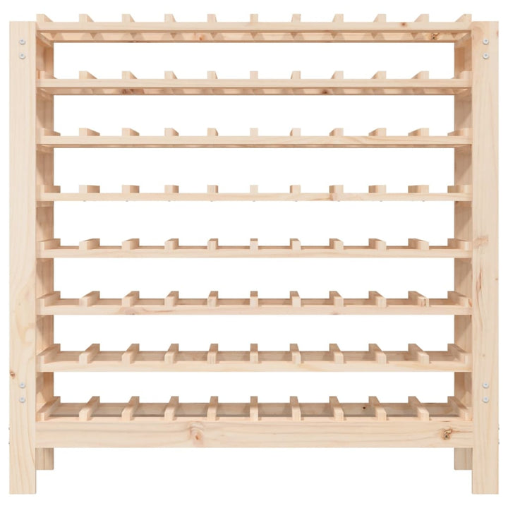 vinreol 109,5x30x107,5 cm massivt fyrretræ