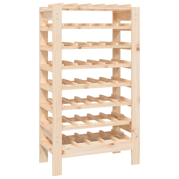 vinreol 61,5x30x107,5 cm massivt fyrretræ