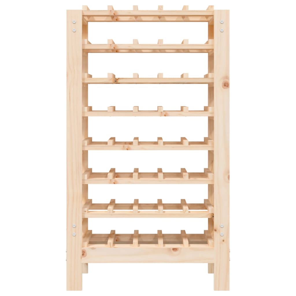 vinreol 61,5x30x107,5 cm massivt fyrretræ