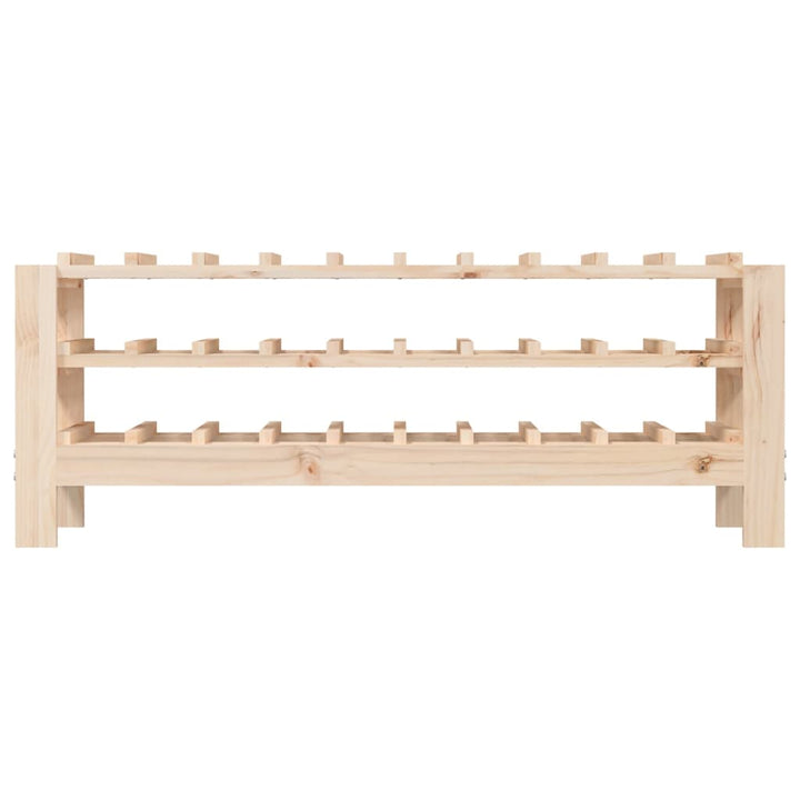 vinreol 109,5x30x42 cm massivt fyrretræ
