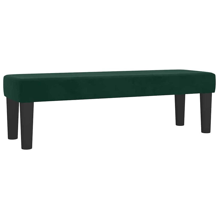 kontinentalseng med madras 200x200 cm fløjl mørkegrøn