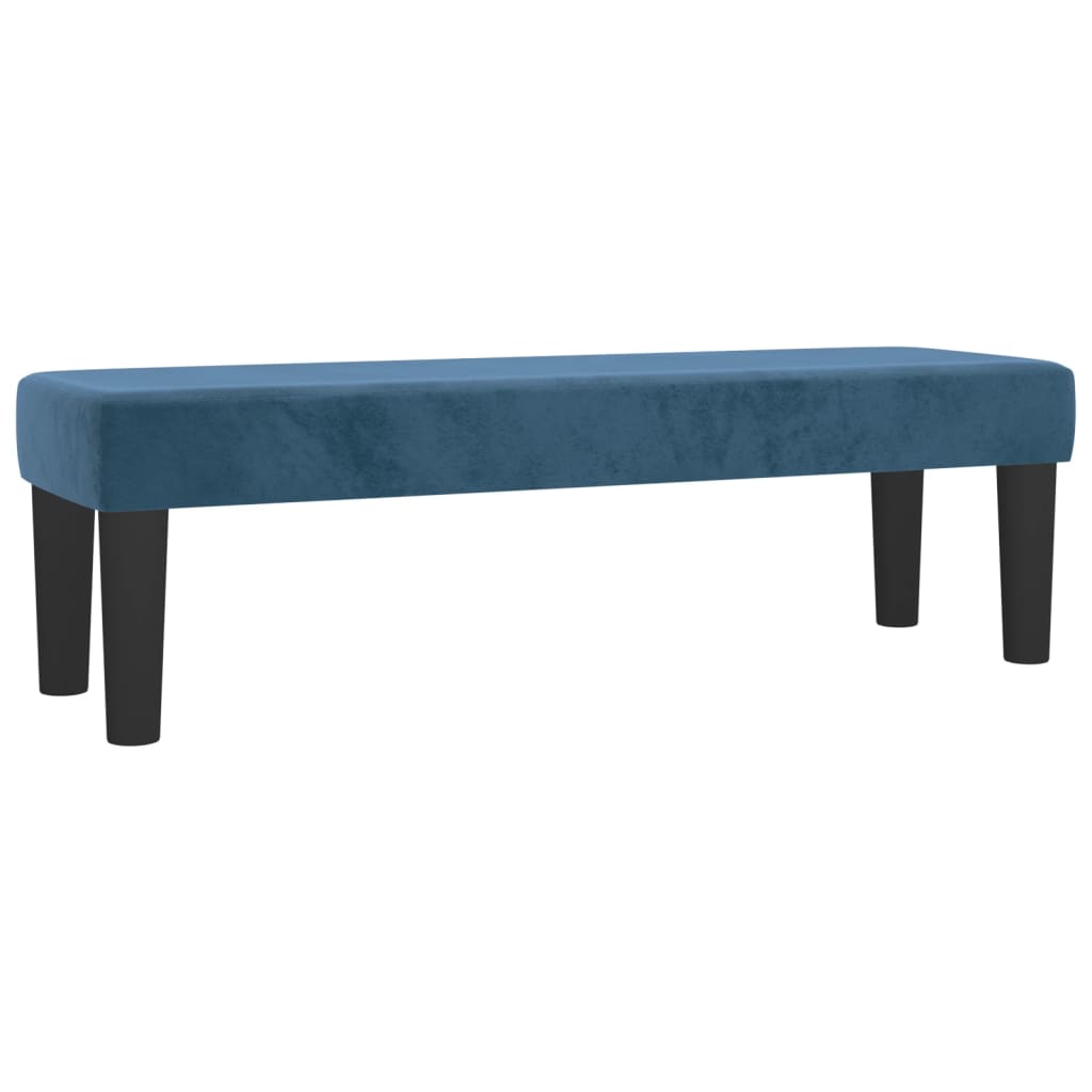 kontinentalseng med madras 200x200 cm fløjl mørkeblå