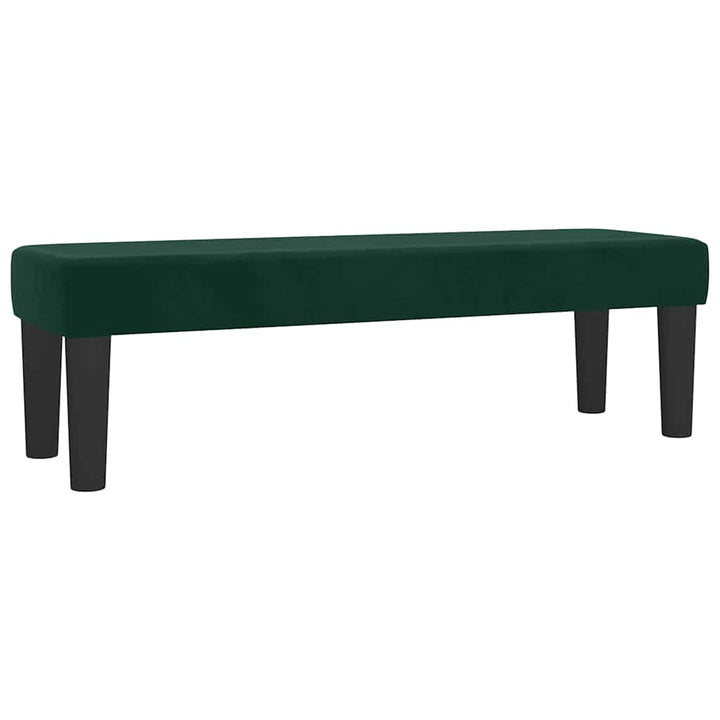 kontinentalseng med madras 200x200 cm fløjl mørkegrøn