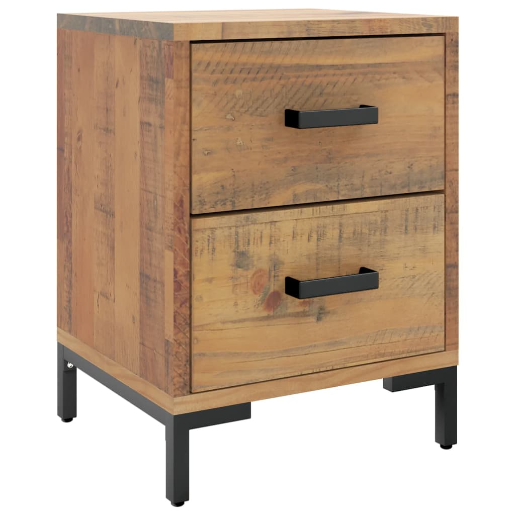 sengeborde 2 stk. 36x30x45 cm massivt fyrretræ