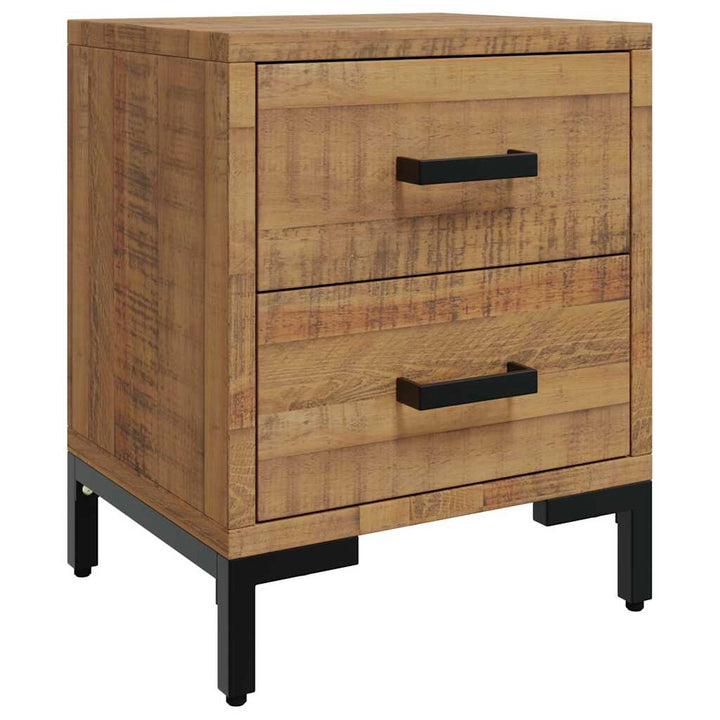 sengeborde 2 stk. 36x30x45 cm massivt fyrretræ