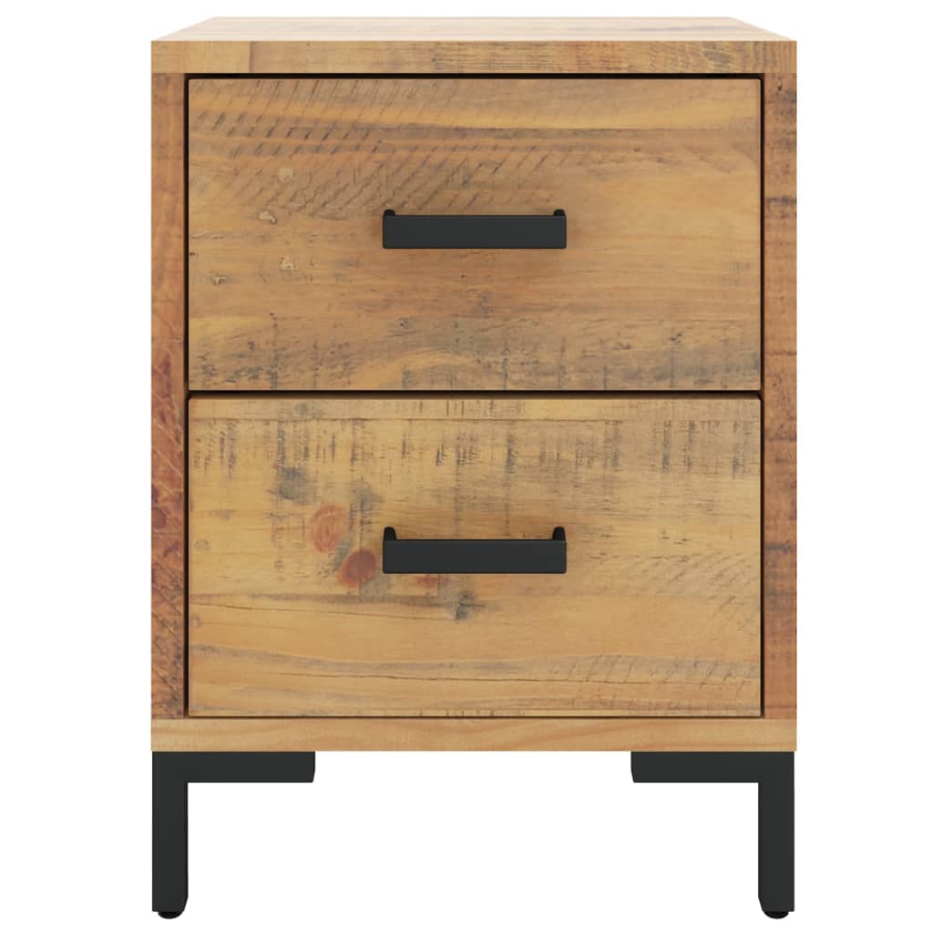 sengeborde 2 stk. 36x30x45 cm massivt fyrretræ