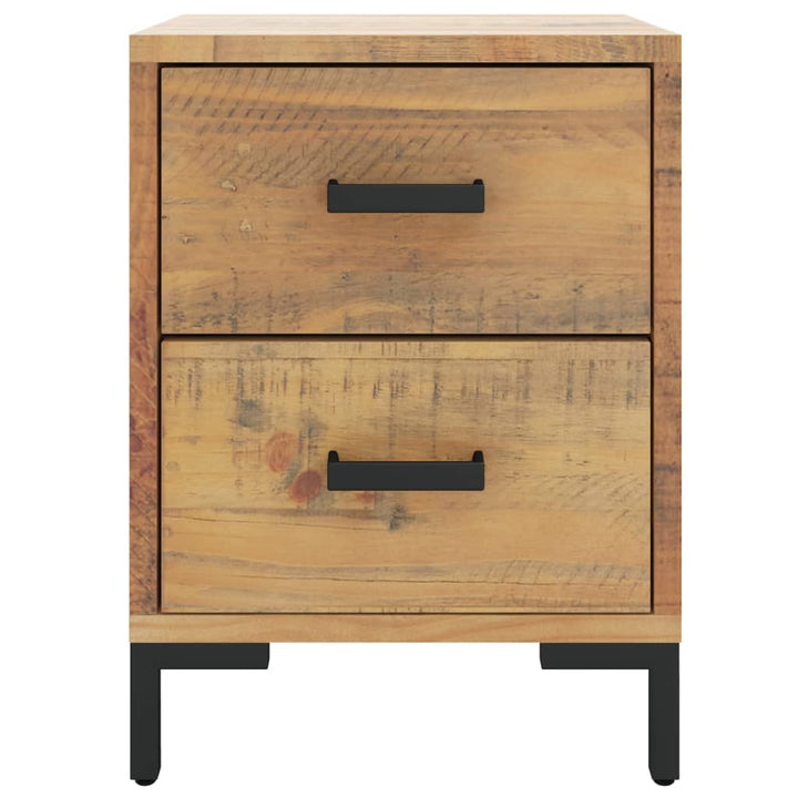 sengeborde 2 stk. 36x30x45 cm massivt fyrretræ