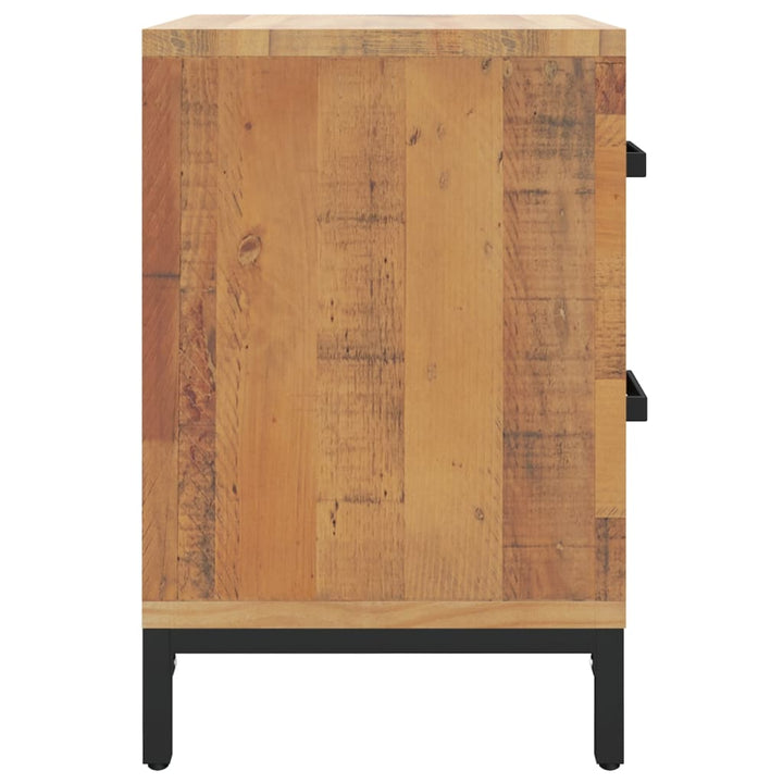 sengeborde 2 stk. 36x30x45 cm massivt fyrretræ