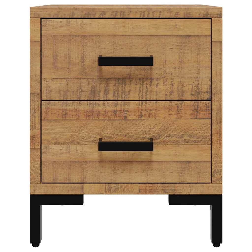 sengeborde 2 stk. 36x30x45 cm massivt fyrretræ