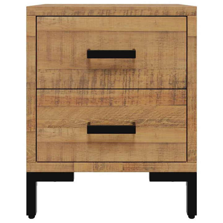 sengeborde 2 stk. 36x30x45 cm massivt fyrretræ