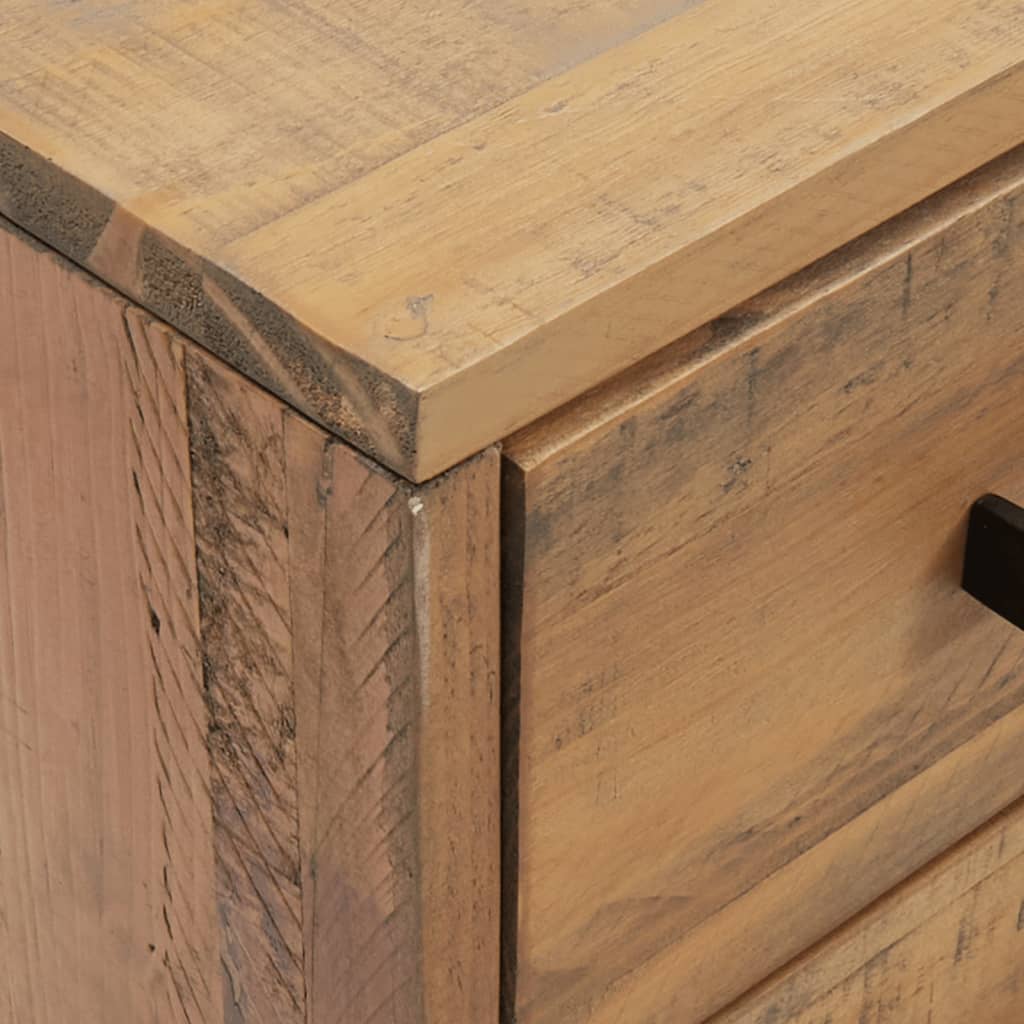 sengeborde 2 stk. 36x30x45 cm massivt fyrretræ