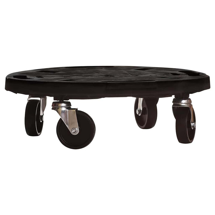 plantevogne 2 stk. med hjul 275 kg diam. 40 cm sort
